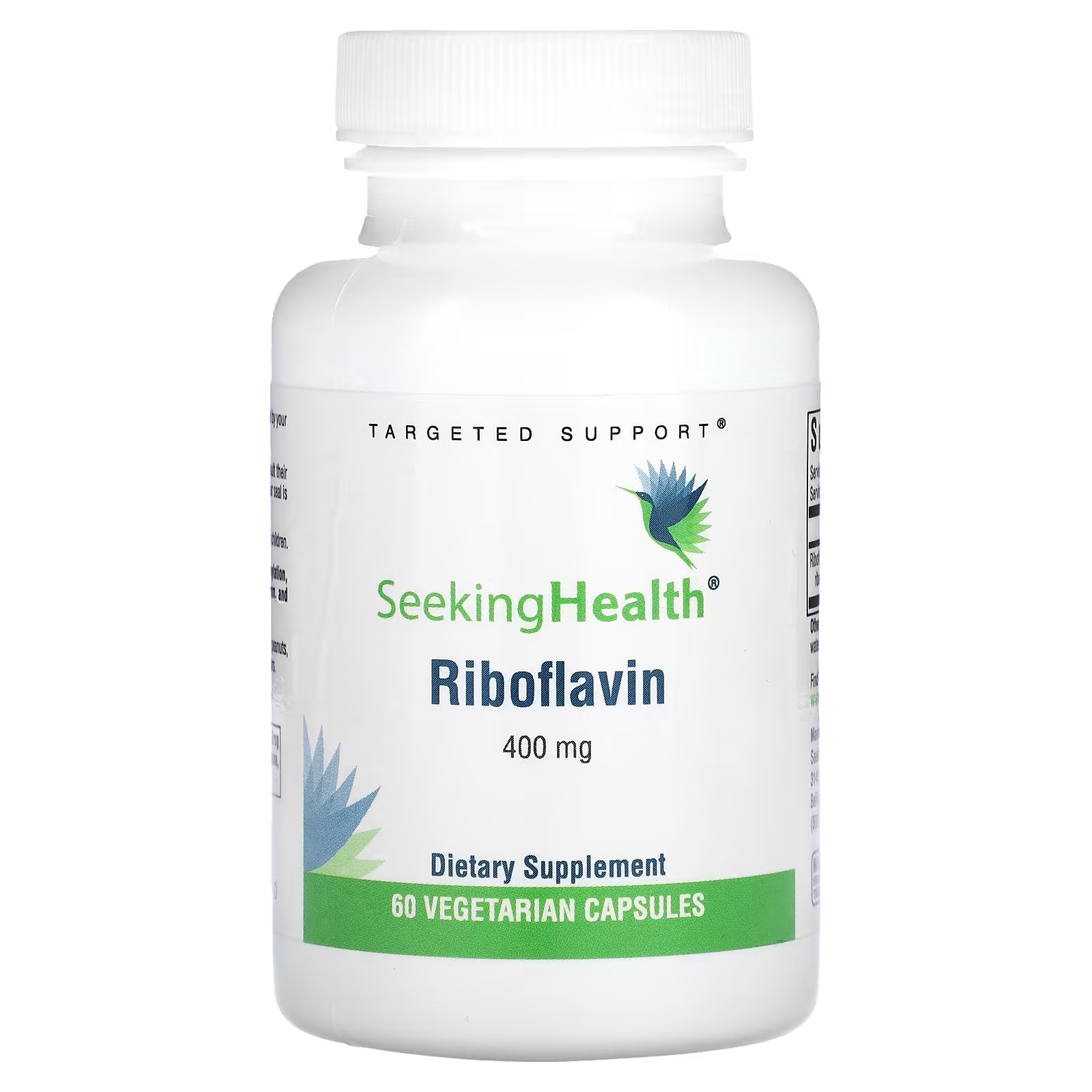 Биологически активная добавка Seeking Health рибофлавин, 400 мг., 60 капсул биологически активная добавка seeking health active b12 5000 60 таблеток