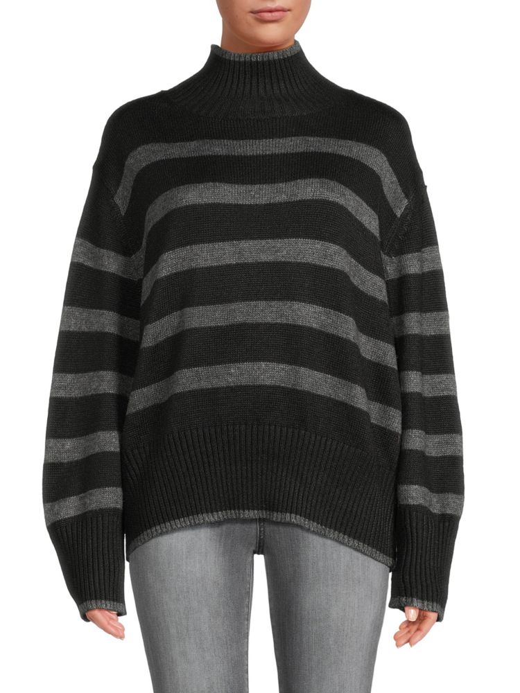 Полосатый свитер Brenton Stitchdrop, цвет Charcoal