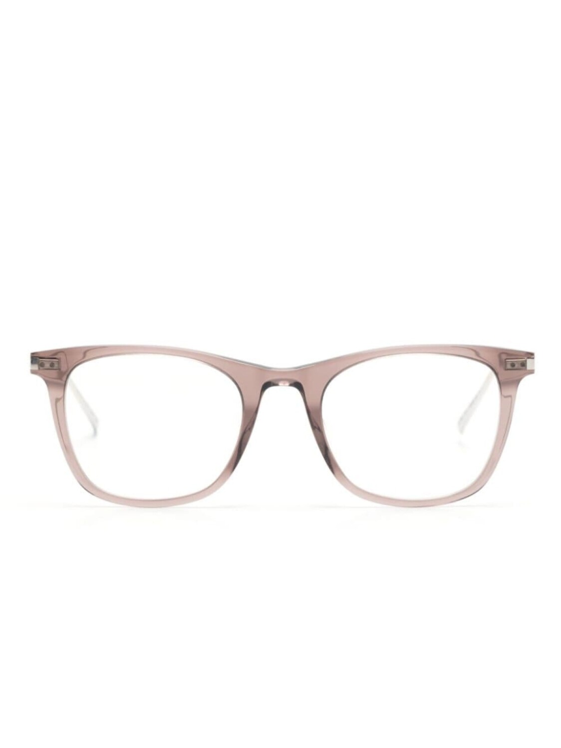 

Saint Laurent Eyewear очки в прозрачной квадратной оправе, фиолетовый