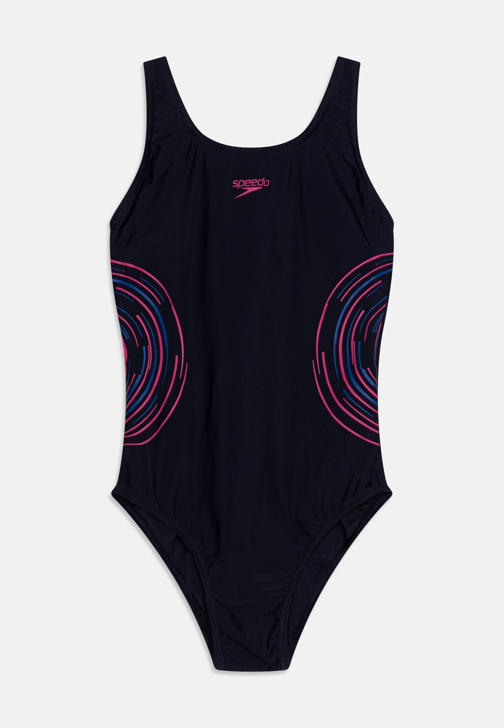 

Купальник GIRLS PLACEMENT MUSCLEBACK Speedo, цвет true navy/electric pink