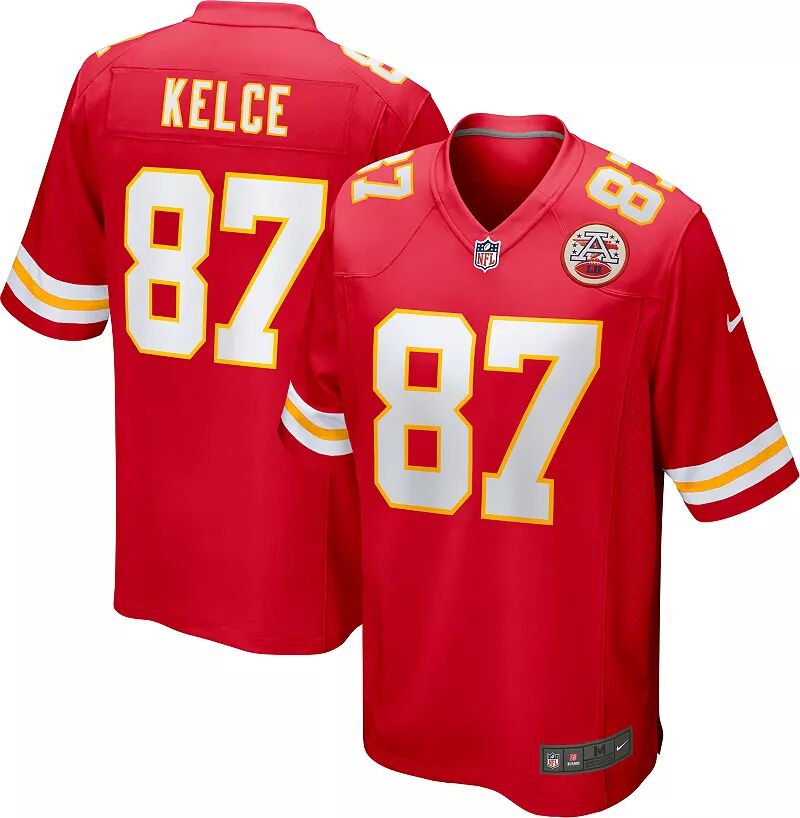 

Мужская майка Nike Kansas City Chiefs Travis Kelce #87 Red Game