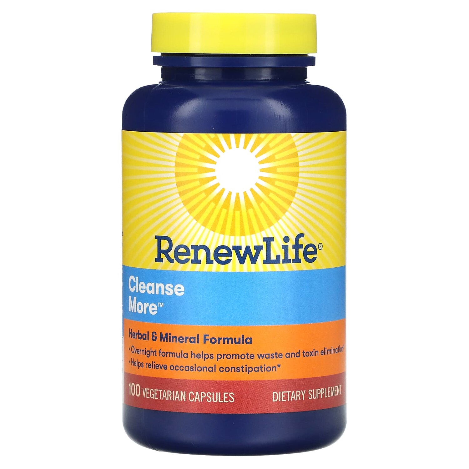 

CleanseMore, 100 вегетарианских капсул, Renew Life