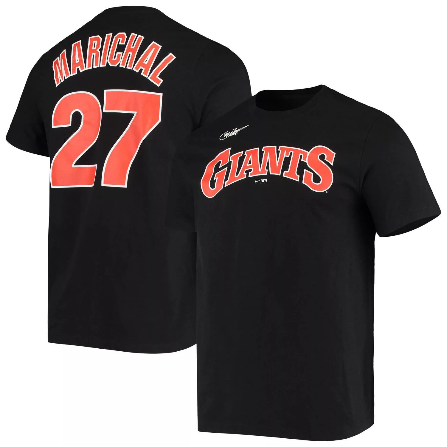 Мужская черная футболка Nike Juan Marichal San Francisco Giants с именем и номером