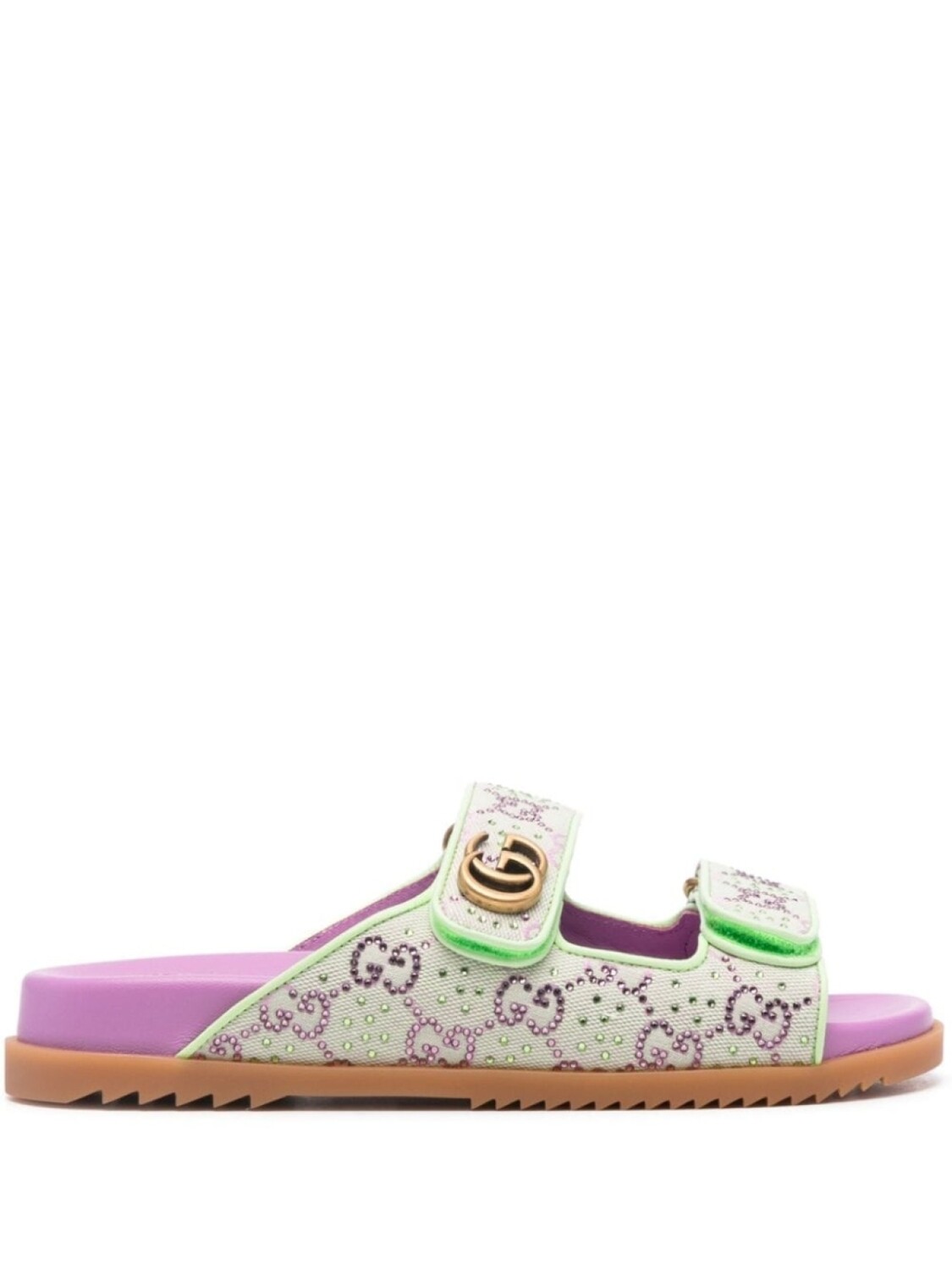 

Gucci сандалии с логотипом Double G, фиолетовый
