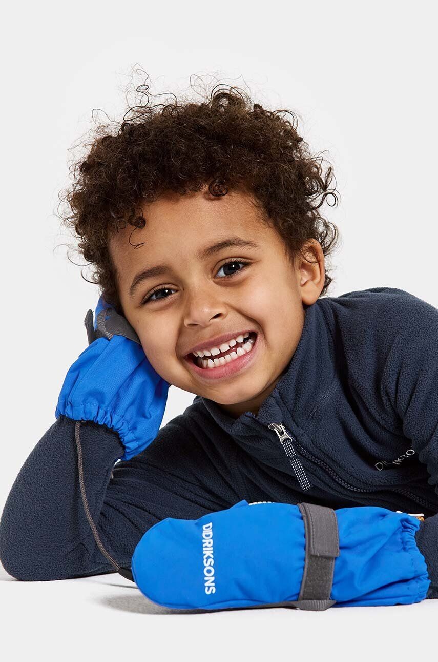 

Детские лыжные перчатки Didriksons BIGGLES ZIP MITTEN, синий