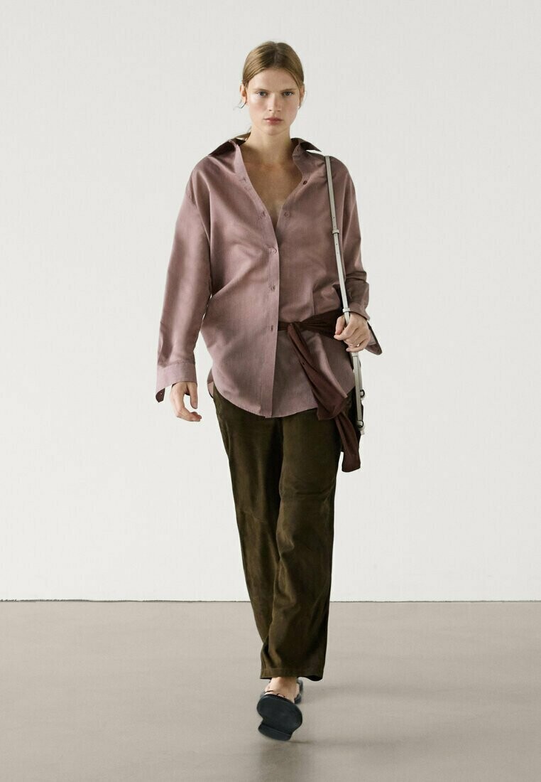 

Рубашка Massimo Dutti, сирень