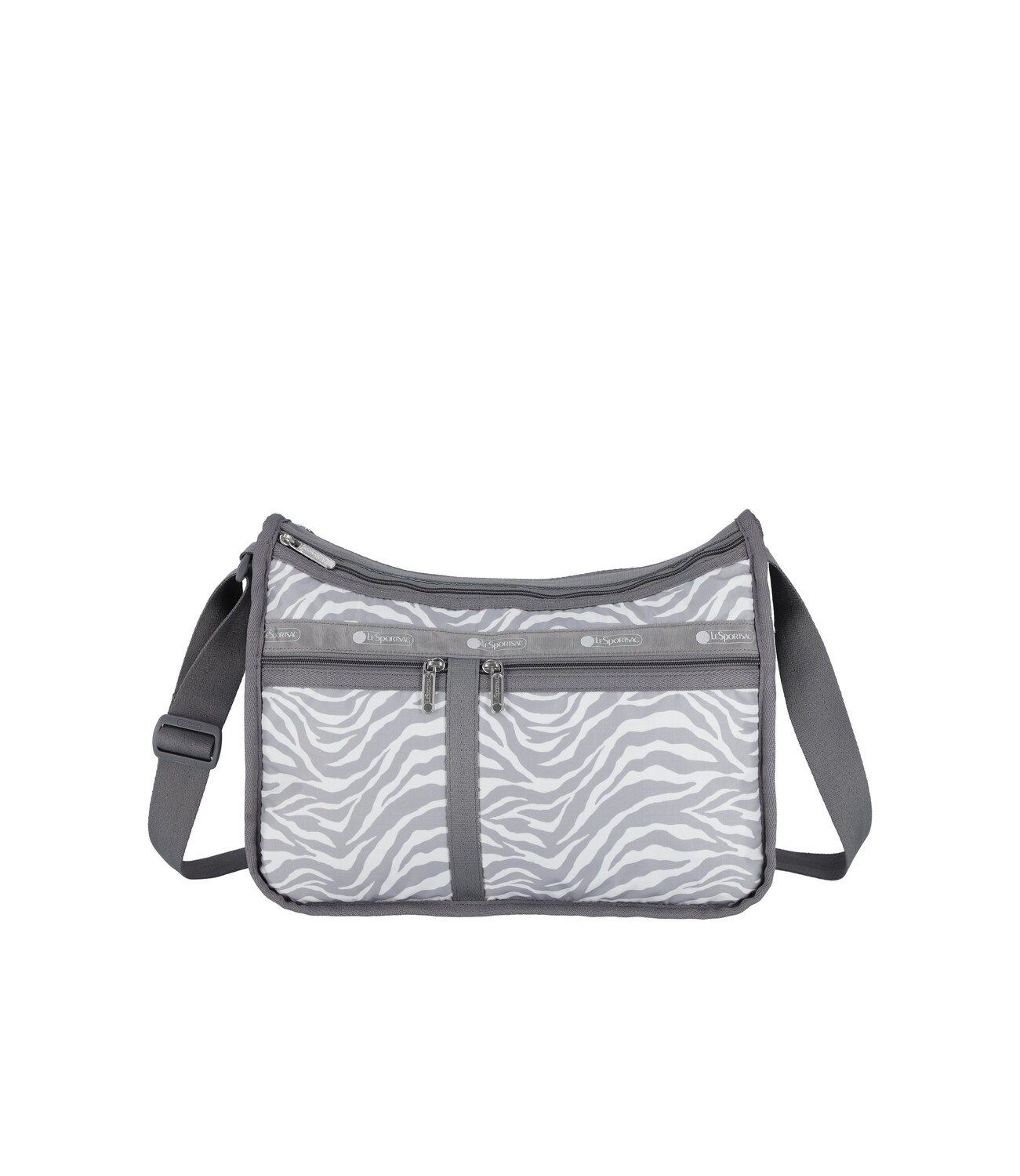 

Роскошная повседневная сумка LeSportsac, цвет Alloy Zebra Print
