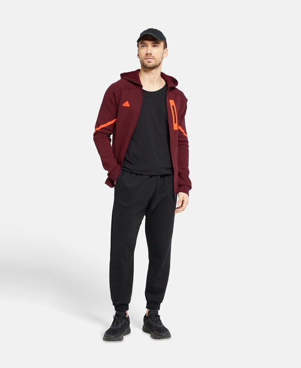

Толстовка с капюшоном adidas Sportswear, бордовый