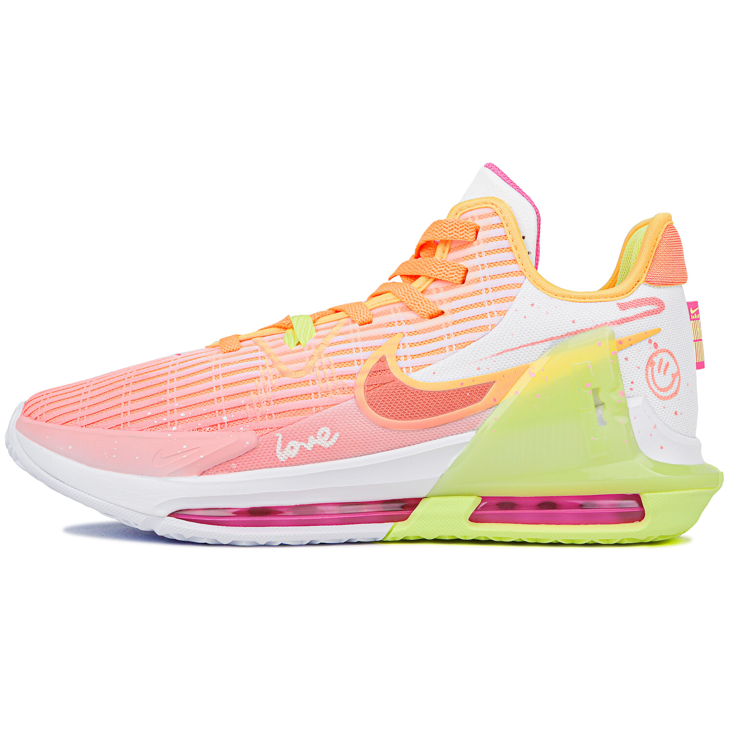 

Баскетбольные кроссовки Witness 6 Basketball Shoes Men Mid-Top White/Orange/Red Nike