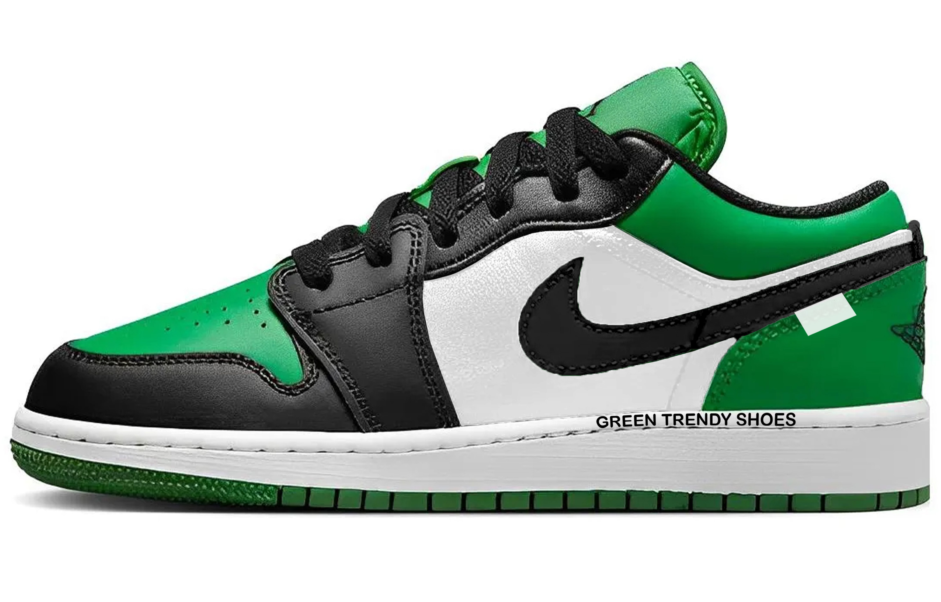 

Баскетбольные кроссовки Air 1 Vintage Men Low-Top Black/White/Green Jordan