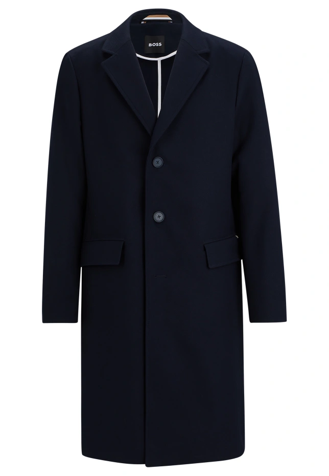 

Классическое пальто c-hyde-flaps-hl-241 slim fit Boss, синий