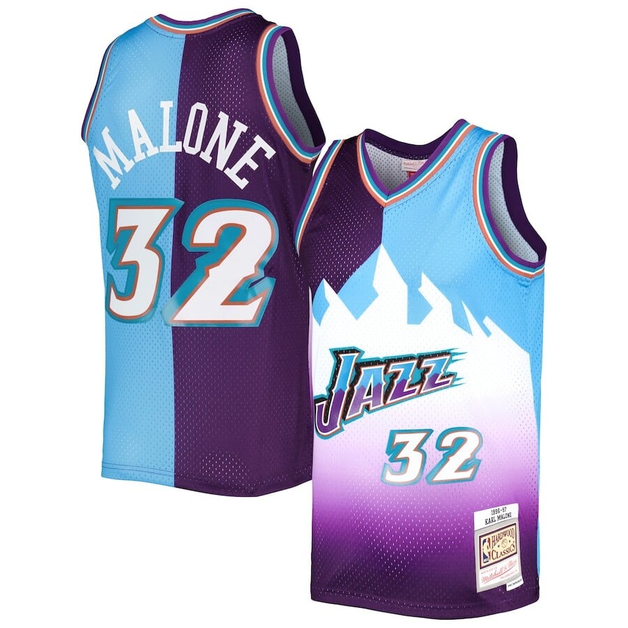 

Джерси Mitchell & Ness Utah Jazz, фиолетовый