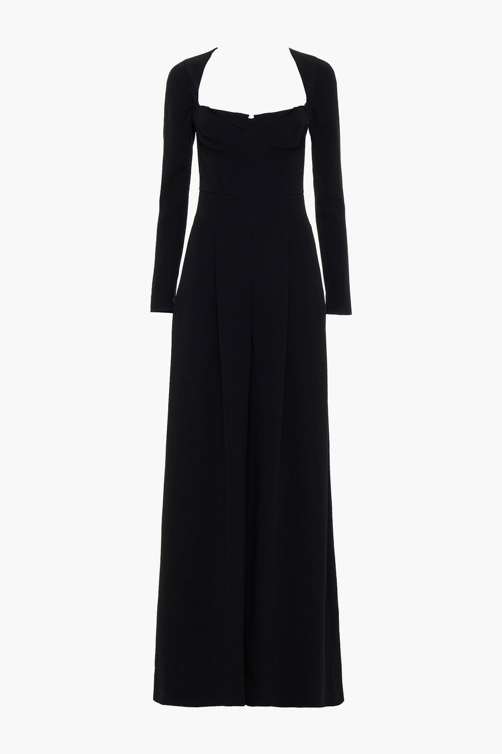 

Комбинезон широкого кроя из эластичного крепа Dawlish ROLAND MOURET, черный