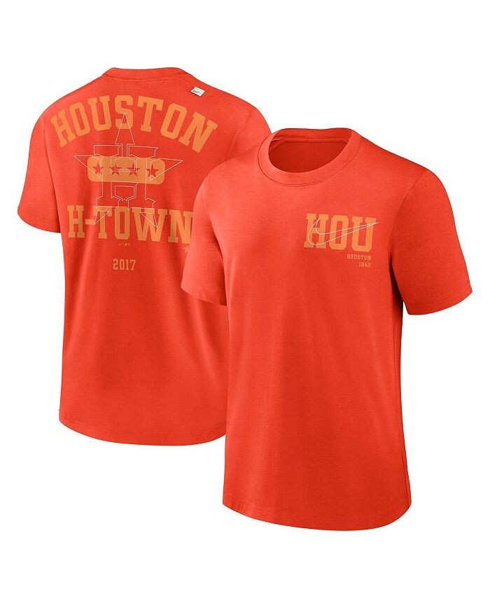 

Мужская оранжевая футболка Houston Astros Statement Game Over Nike, оранжевый