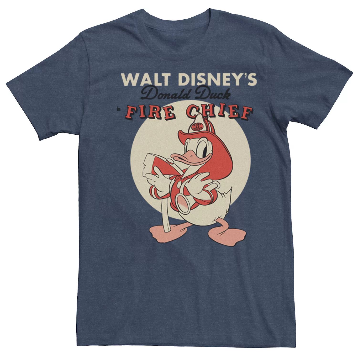 Мужская футболка Disney Donald Duck Fire Chief Licensed Character