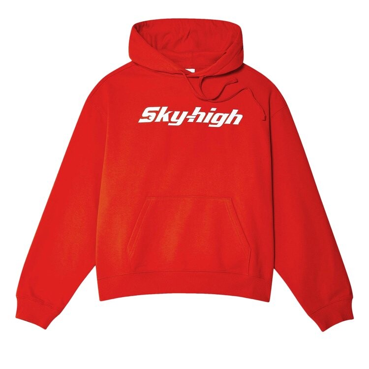 

Худи Sky High Farm Workwear Construction Graphic Logo #3 Hoodie, красный