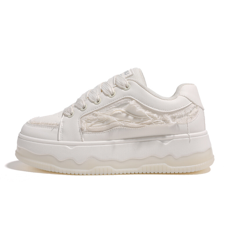 

Кроссовки HUANQIU Skateboarding Shoes Women's Low-top White, белый