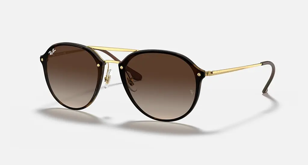 

Солнцезащитные очки Ray-Ban BLAZE DOUBLE BRIDGE, коричневый градиент