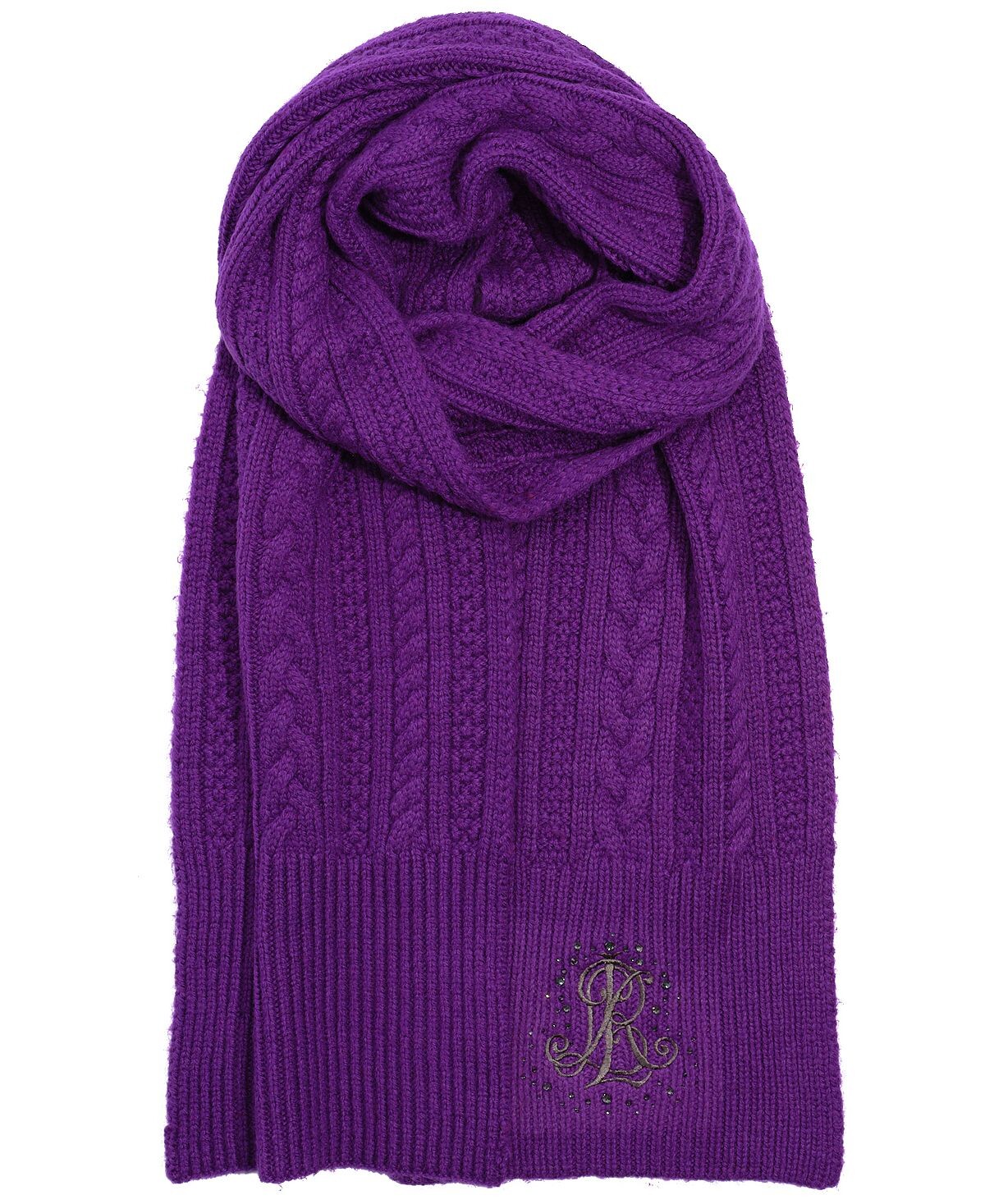 

Шарф с каменным логотипом Lauren Ralph Lauren