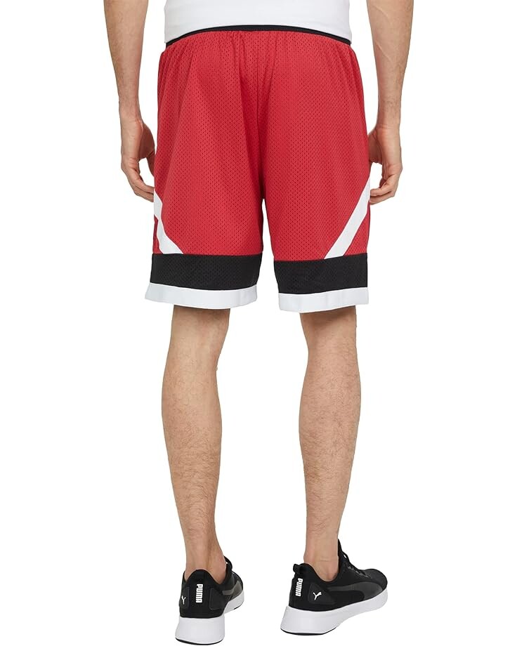 

Шорты PUMA Jaws Mesh Shorts, цвет American Beauty