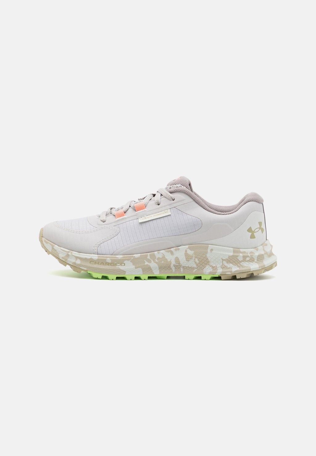 

Кроссовки нейтральные BANDIT TR 3 Under Armour, цвет gray matter/white clay/aero orange