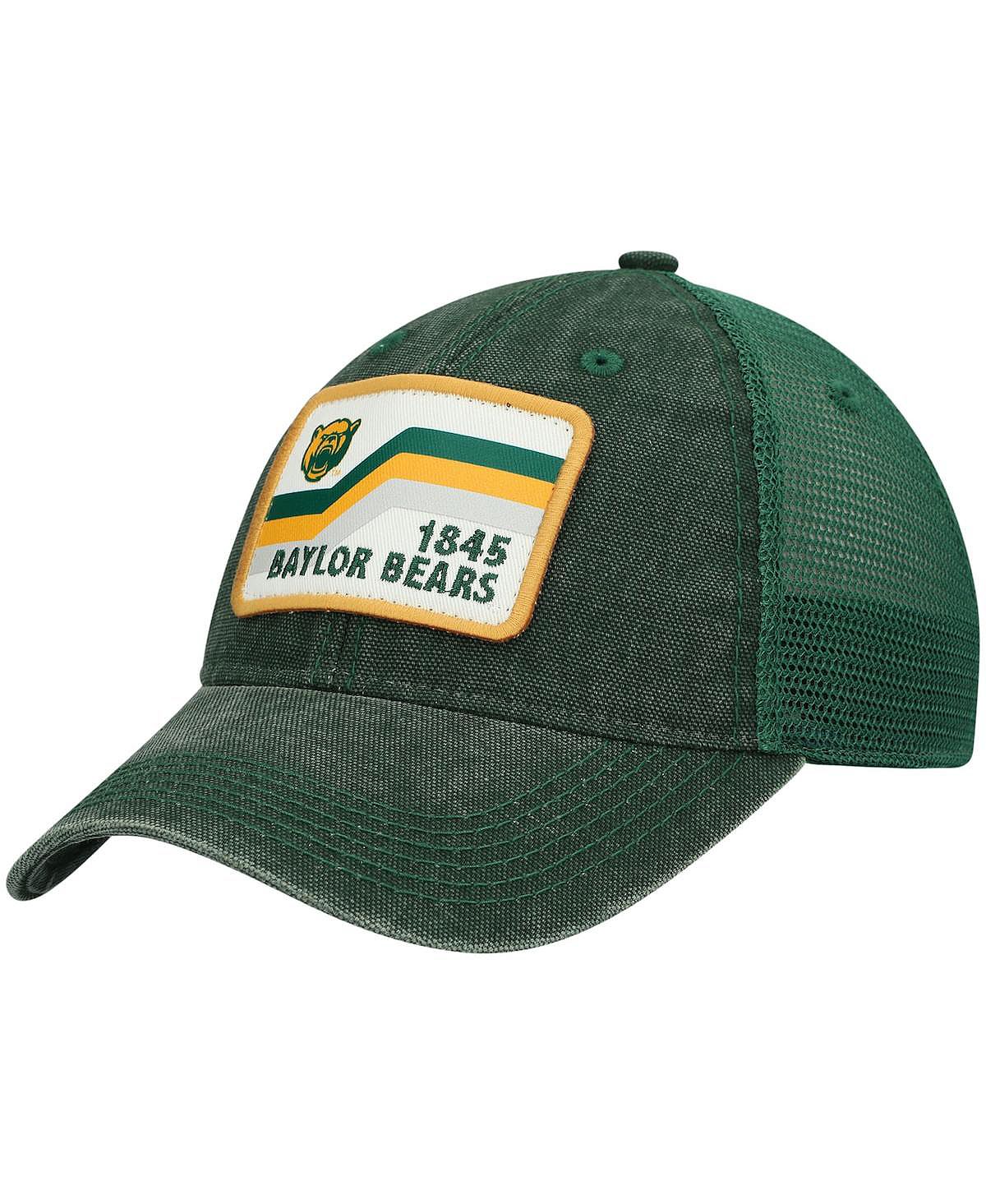 

Мужская зеленая кепка Baylor Bears Sun & Bars Dashboard Trucker Snapback Legacy Athletic