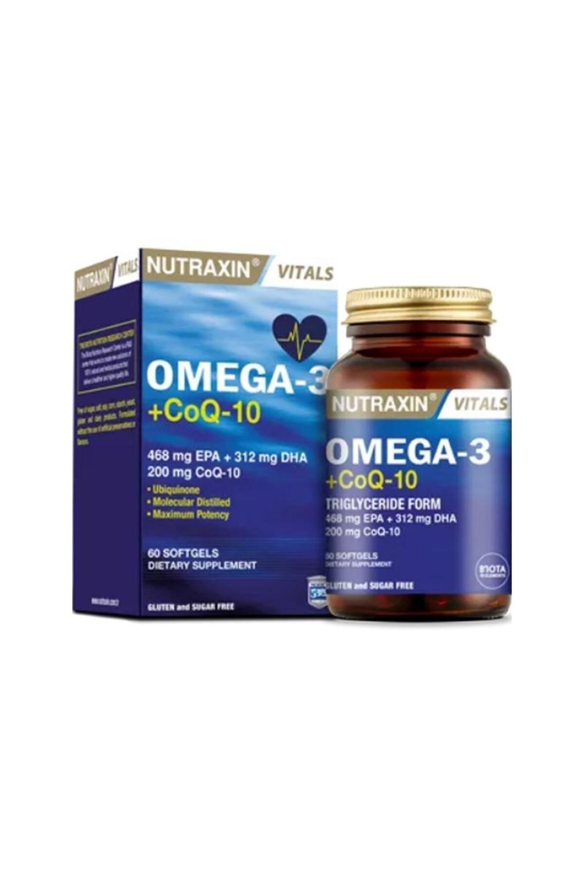 

Nutraxin Омега-3+CoQ-10 60 г