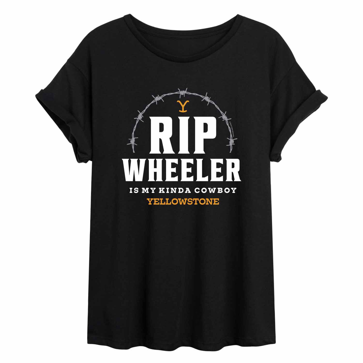 Юниорская футболка с струящимся рисунком Yellowstone Wheeler Licensed Character