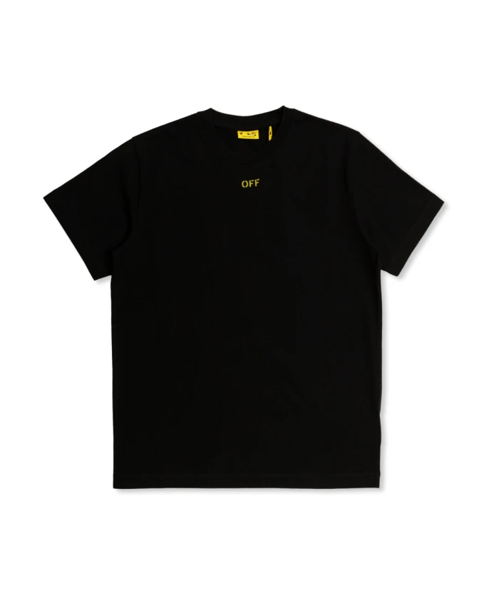 

Футболка с принтом логотипа Off White, черный