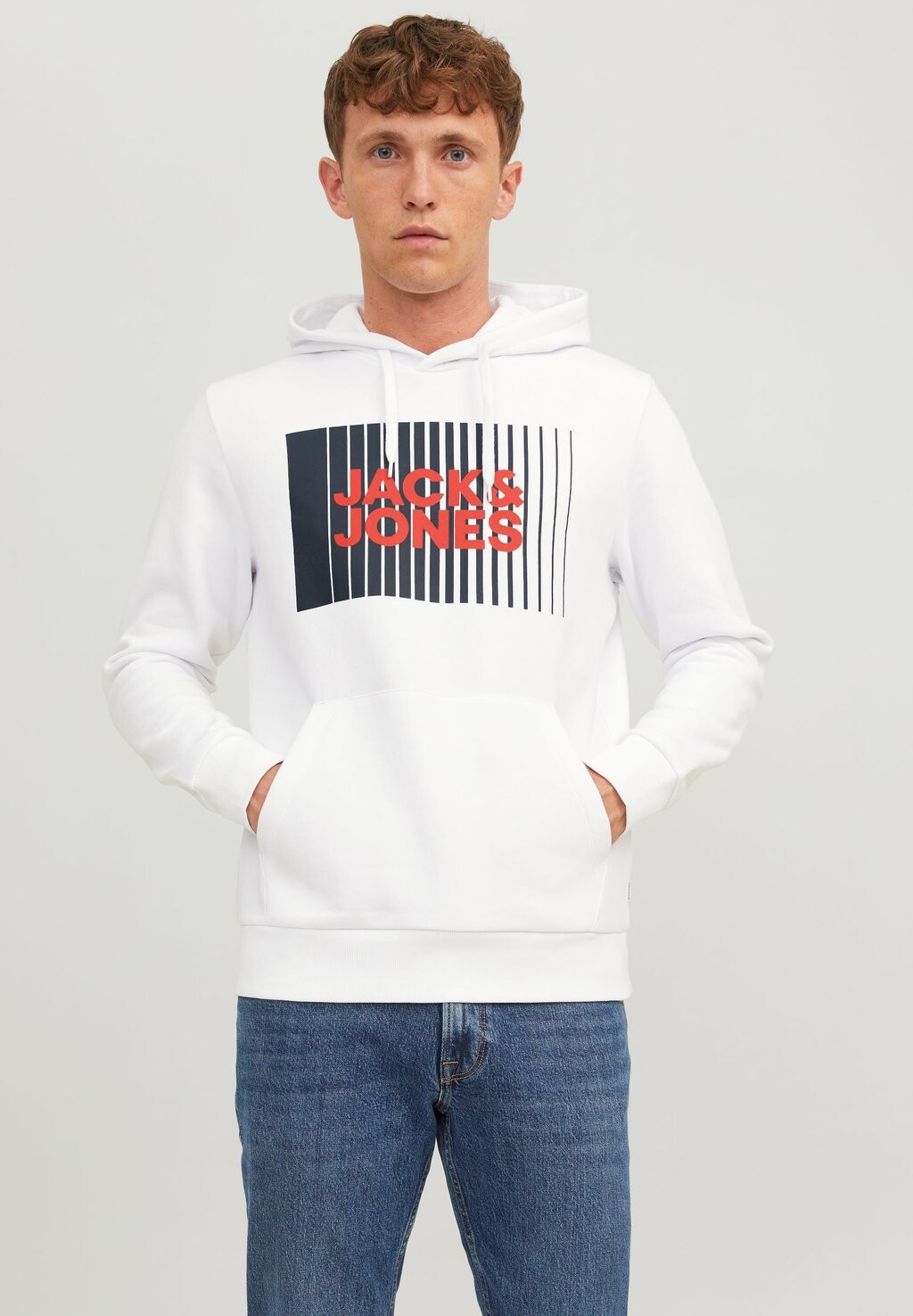 

Толстовка JJECORP LOGO PLAY NOOS Jack & Jones, белый