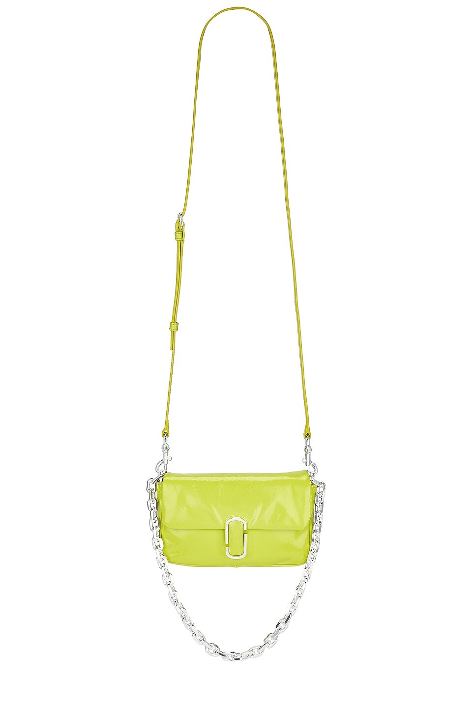 

Сумка Marc Jacobs The Pillow J Marc Mini Shoulder, цвет Acid Lime