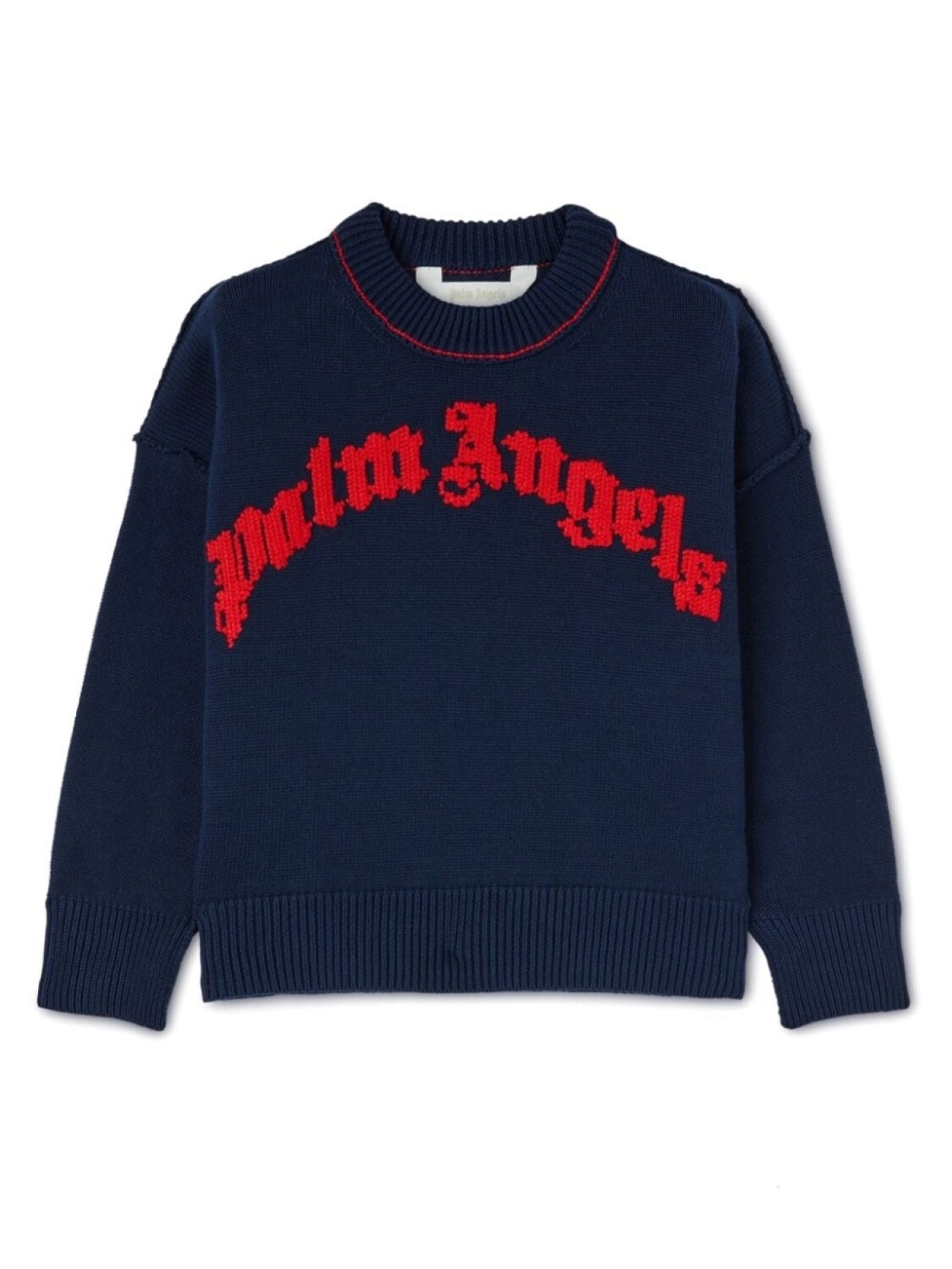 

Palm Angels Kids джемпер с логотипом, синий