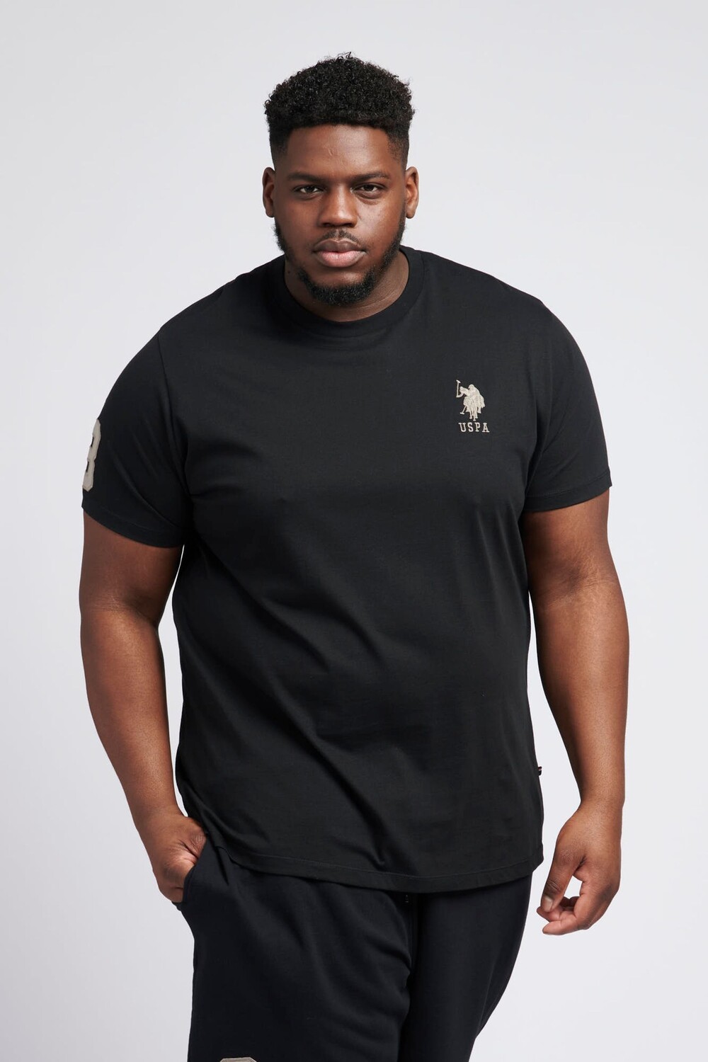 

Большая футболка Player 3 U.S. Polo Assn, черный