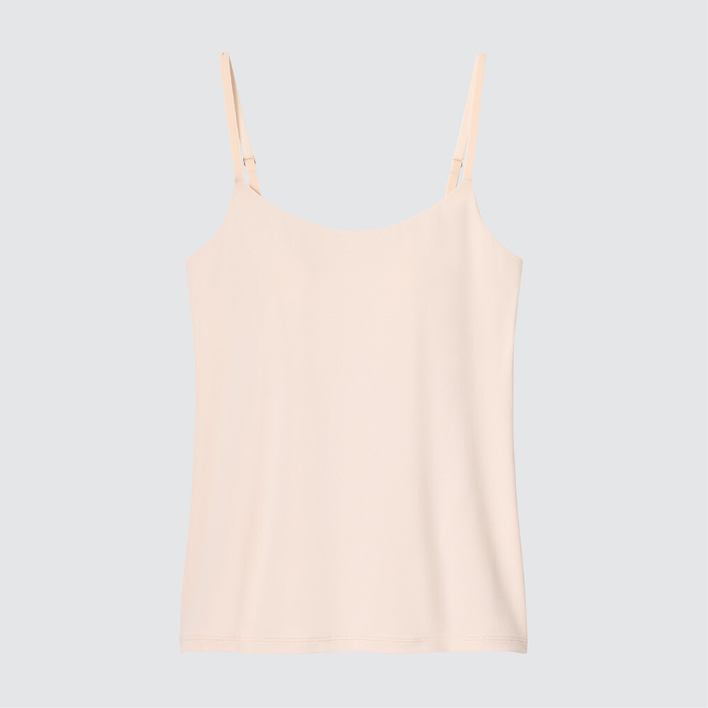 

Топ Uniqlo AIRism Bra с бретельками, светло-бежевый