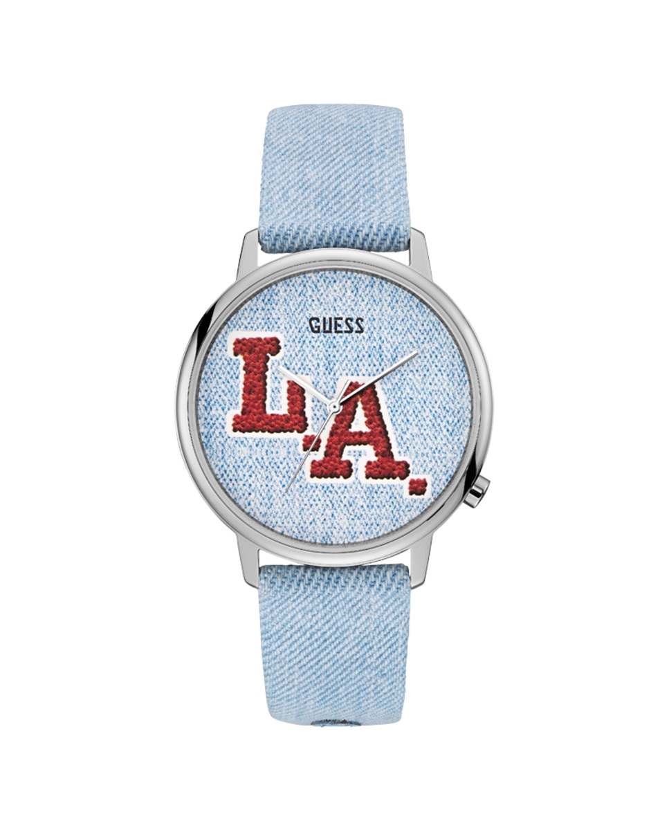 Часы-унисекс Originals V1011M1 из кожи с синим ремешком Guess, синий часы унисекс бронницкий ювелир