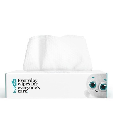

Kubwipes Minibox Сухие хлопковые салфетки премиум-класса для путешествий, 100% хлопок, средство для снятия макияжа, очищающее средство для лица и тела, 10 шт. в упаковке, 10 салфеток Küb