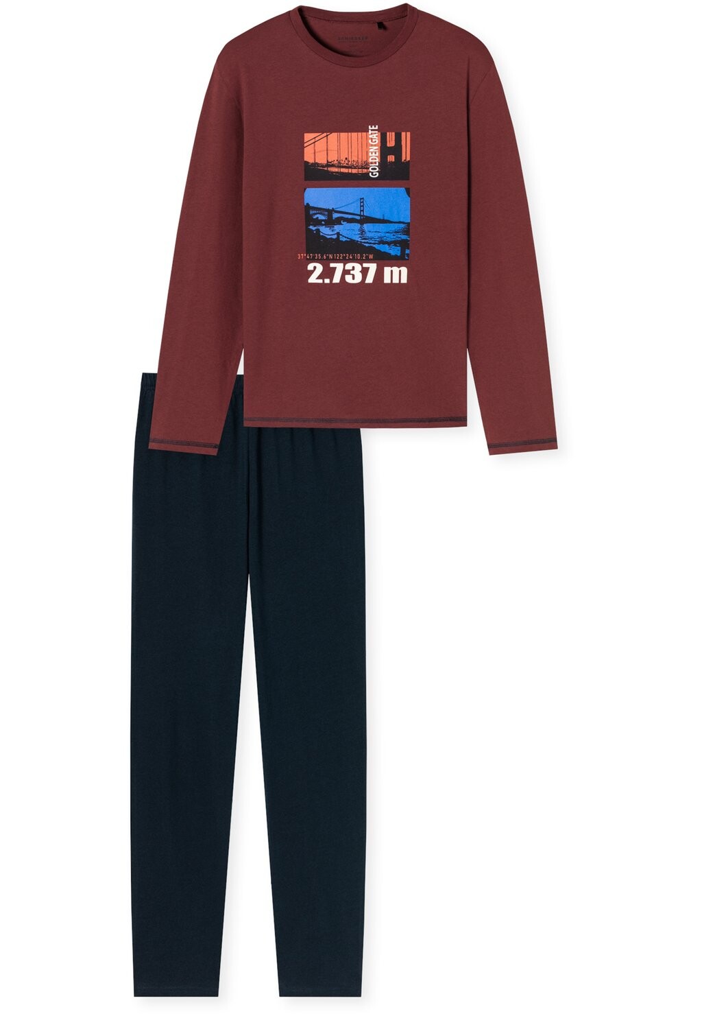 

Пижама SET Schiesser, цвет braun