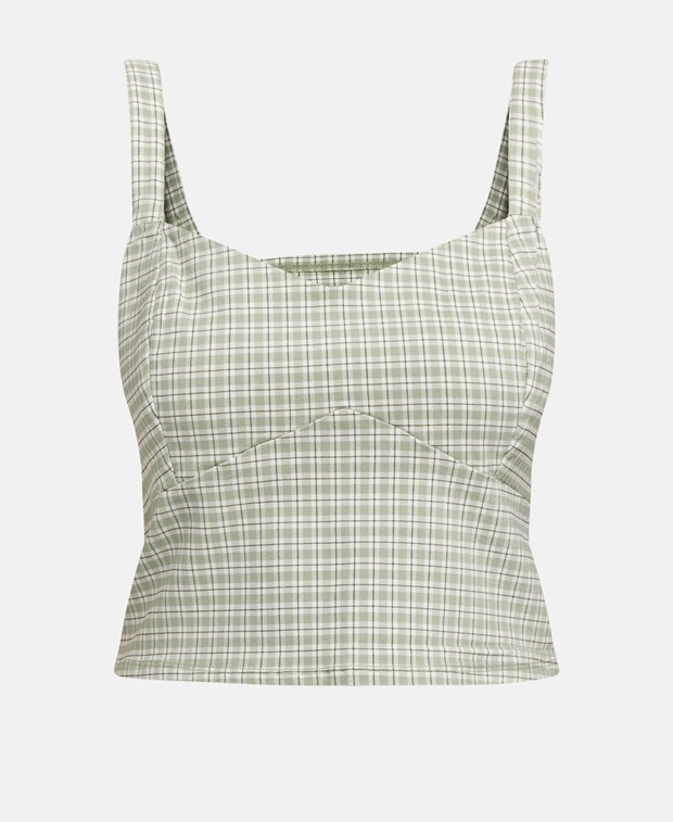 

Топ без рукавов Hollister, лаймовый