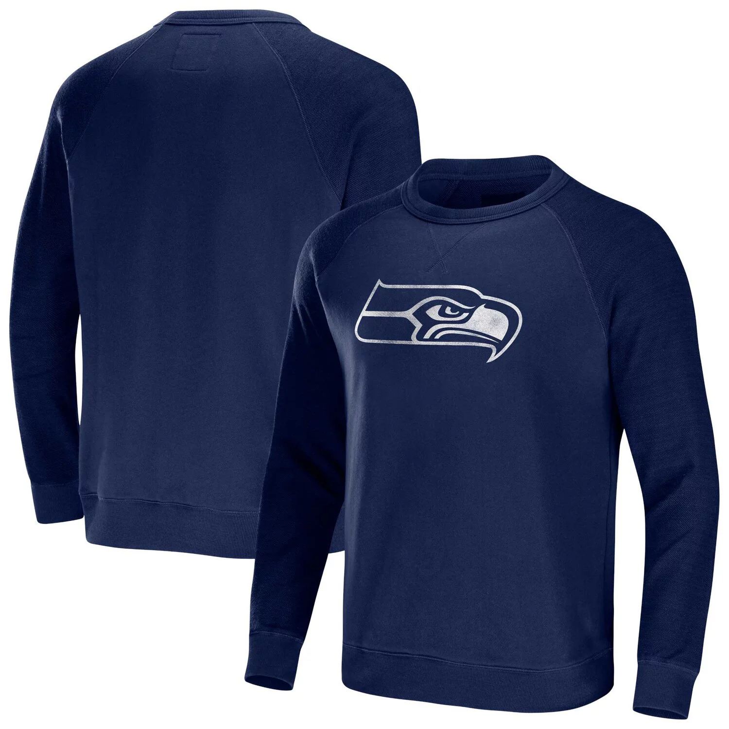 

Мужская коллекция NFL x Darius Rucker от Fanatics College Navy Seattle Seahawks, флисовый пуловер с реглан, толстовка