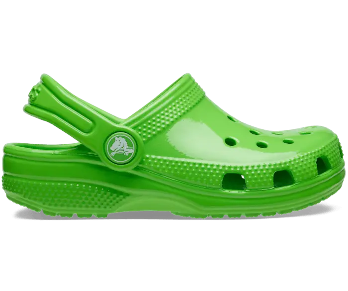 

Сабо Toddler Classic Neon Highlighter Crocs для малышей, цвет Green Slime