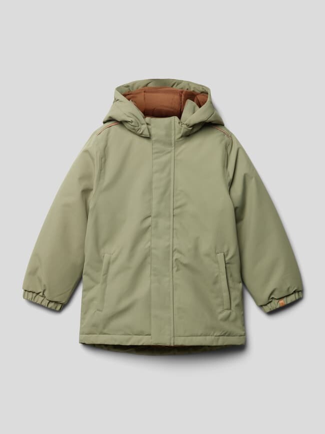 

Куртка с капюшоном Lil Atelier, зеленый