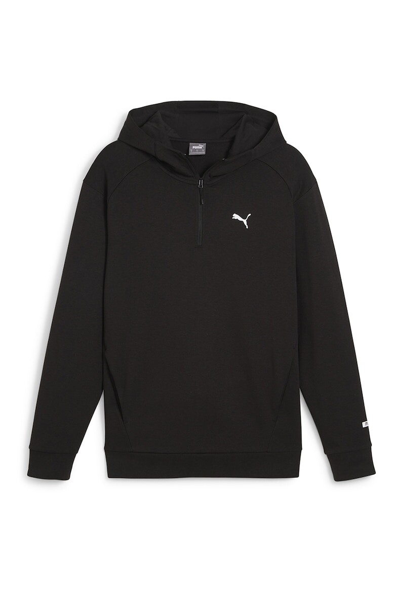 

Толстовка с короткой молнией и карманами Puma, черный