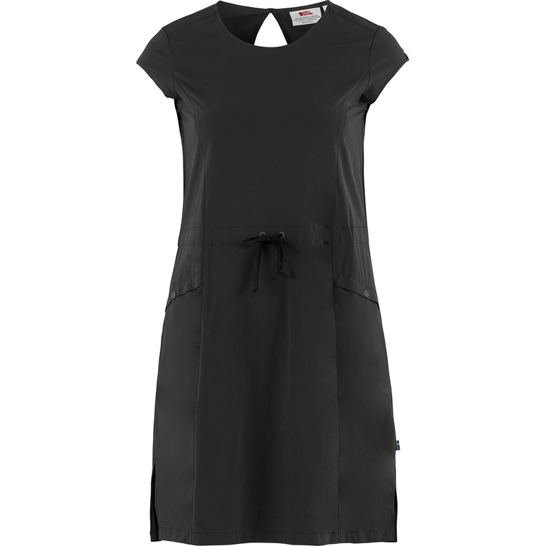 цена Женское легкое платье с высоким побережьем Fjällräven, черный