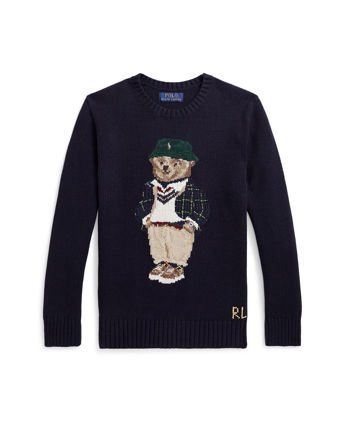 

Свитер с круглым вырезом-поло для мальчиков Big Boys Polo Ralph Lauren