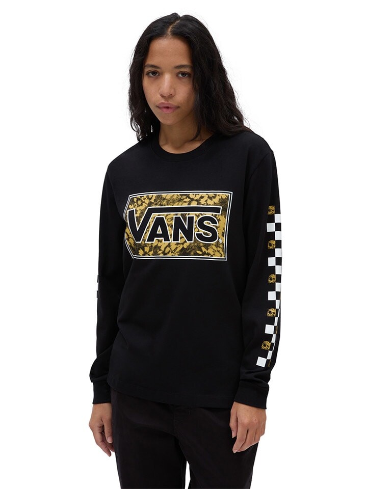 

Лонгслив Vans Abstract Flower, черный
