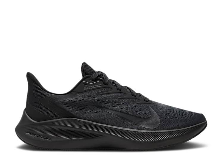 Кроссовки Nike WMNS AIR ZOOM WINFLO 7 'BLACK ANTHRACITE', черный