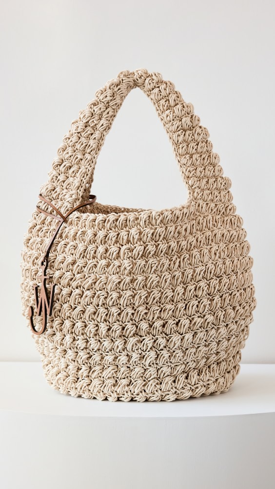 

Сумка JW Anderson Large Popcorn Basket Bag, натуральный