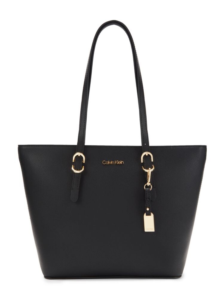 

Сумка-тоут Serafina из искусственной кожи Calvin Klein, цвет Black Gold