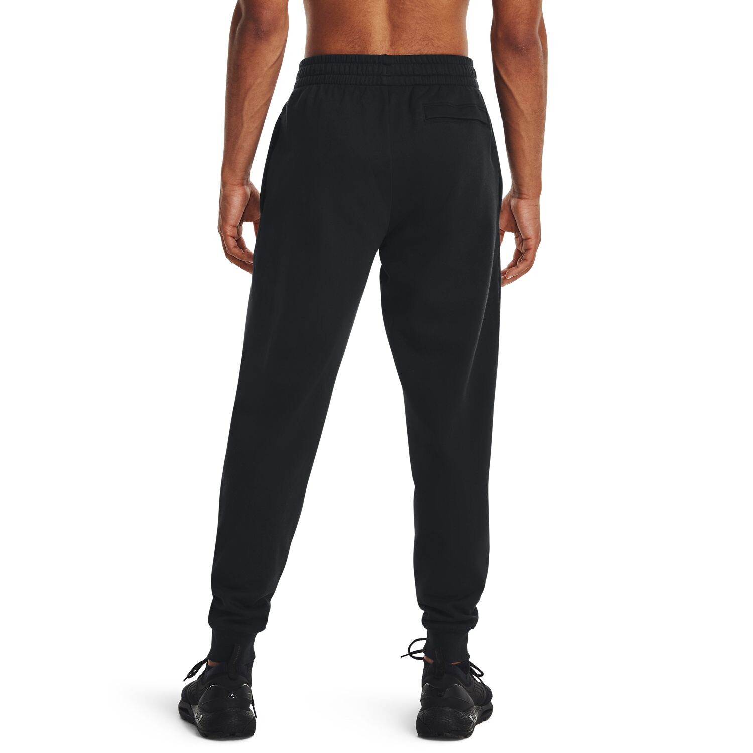 

Флисовые джоггеры Big & Tall Rival, Black Under Armour, черный