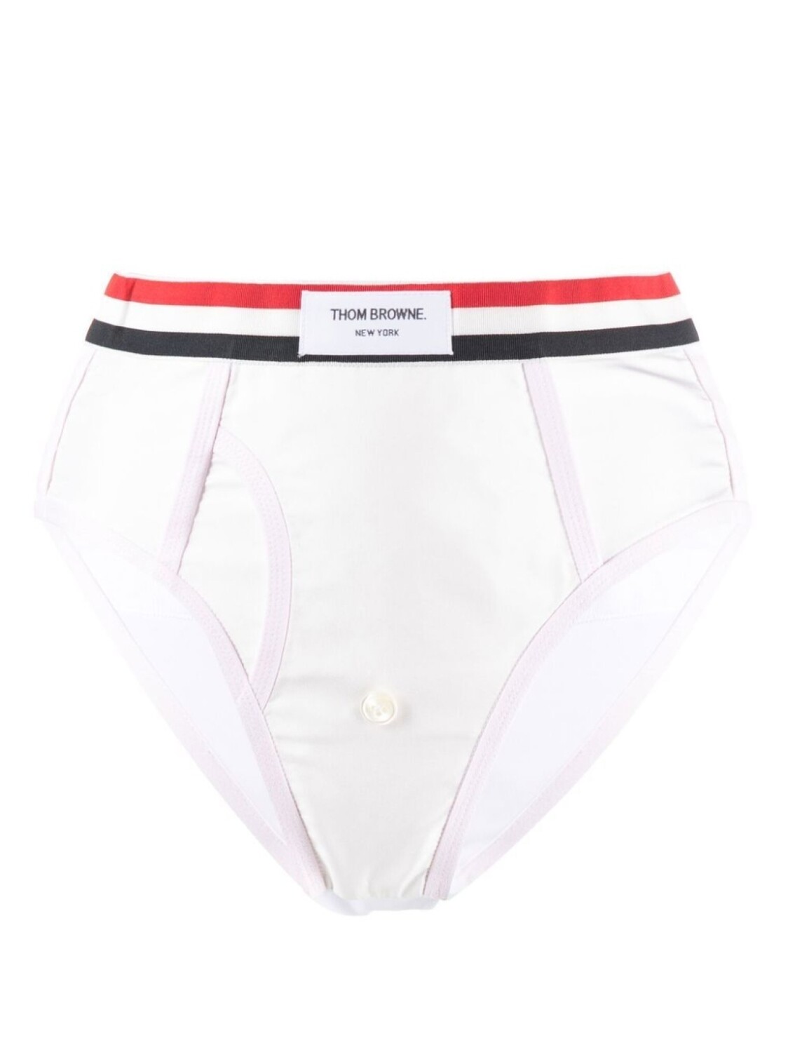 

Thom Browne трусы-брифы с логотипом, белый